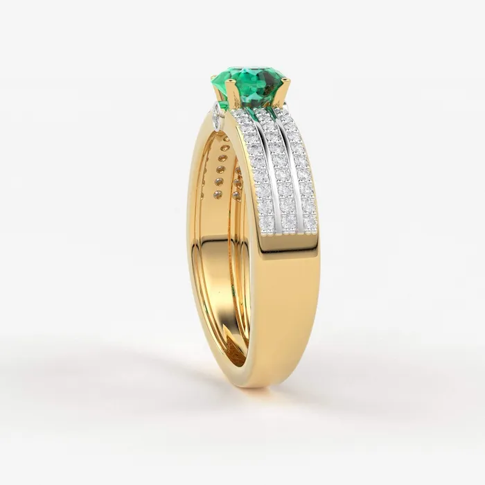 Genuine Green Emerald Engagement Ring in 14k Gold Emerald Ring Available in Gold Rose Gold Gemstone Ring Diamond Emerald Cocktail Ring Jalvi Co Rings Genuine Green Emerald Engagement Ring in 14k Gold Emerald Ring Available in Gold Rose Gold Gemstone Ring Diamond Emerald Cocktail Ring Jalvi Co Rings