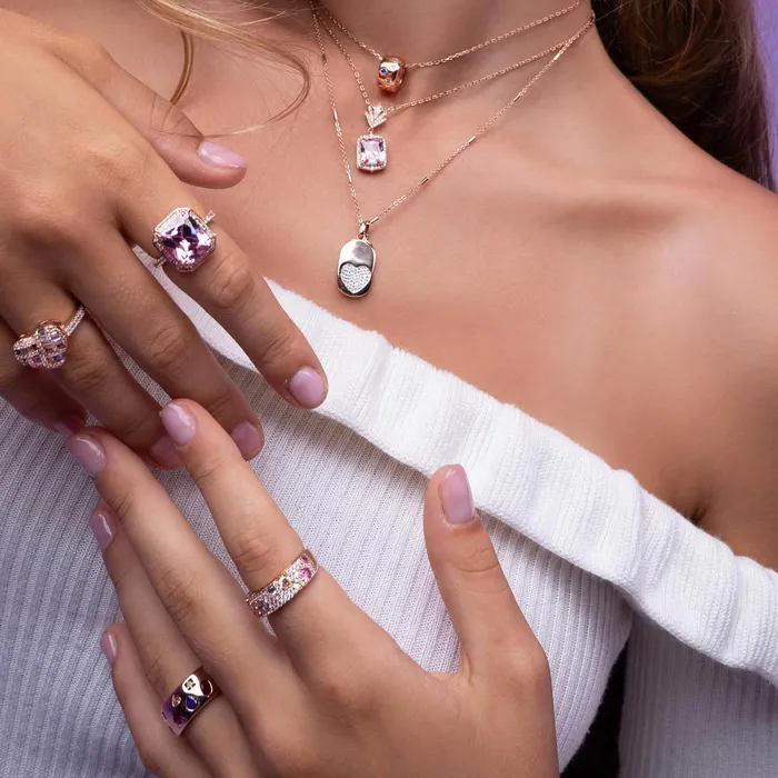Cuori Rings Ring Cuori Corso Magenta