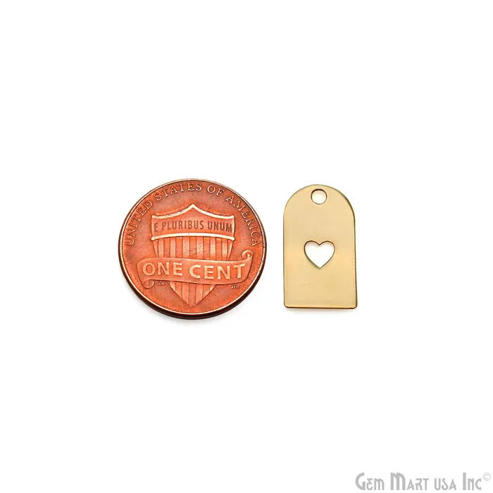 GemMartUSA Guitar Pickguard Charm Laser Finding Gold Plated 10x17mm Charm For Bracelets Pendants Charm Necklaces GemMartUSA Guitar Pickguard Charm Laser Finding Gold Plated 10x17mm Charm For Bracelets Pendants Charm Necklaces