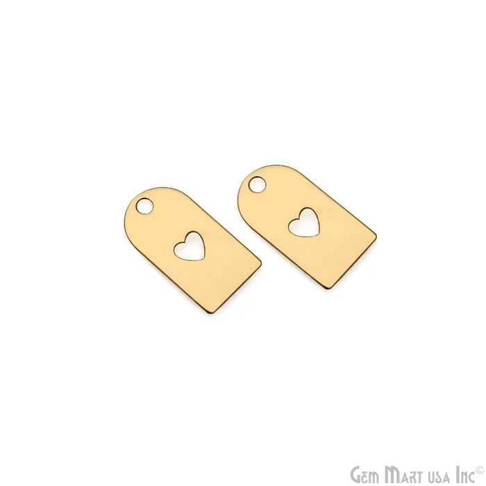 GemMartUSA Guitar Pickguard Charm Laser Finding Gold Plated 10x17mm Charm For Bracelets Pendants Charm Necklaces GemMartUSA Guitar Pickguard Charm Laser Finding Gold Plated 10x17mm Charm For Bracelets Pendants Charm Necklaces