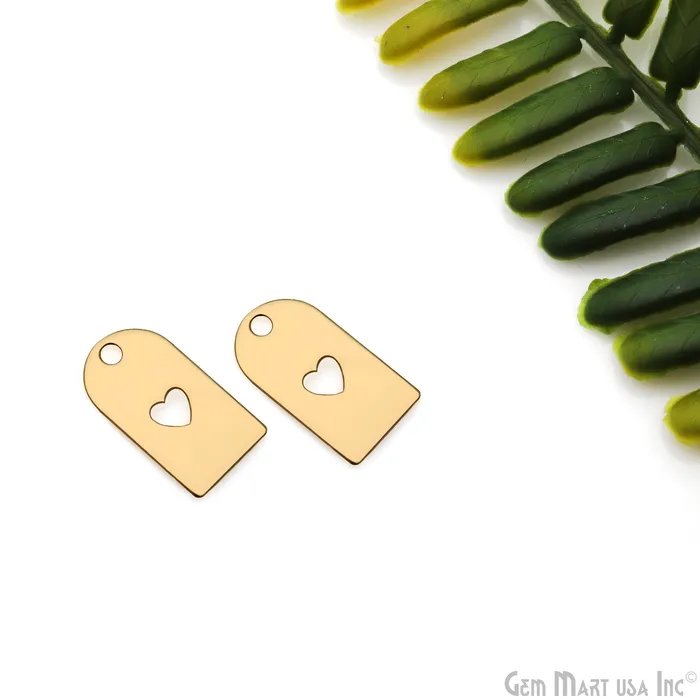 GemMartUSA Guitar Pickguard Charm Laser Finding Gold Plated 10x17mm Charm For Bracelets Pendants Charm Necklaces GemMartUSA Guitar Pickguard Charm Laser Finding Gold Plated 10x17mm Charm For Bracelets Pendants Charm Necklaces