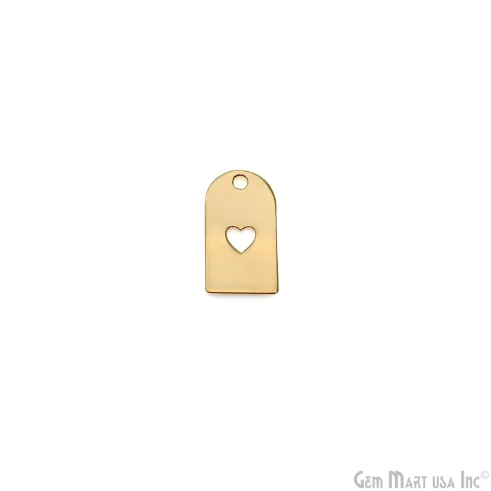 GemMartUSA Guitar Pickguard Charm Laser Finding Gold Plated 10x17mm Charm For Bracelets Pendants Charm Necklaces GemMartUSA Guitar Pickguard Charm Laser Finding Gold Plated 10x17mm Charm For Bracelets Pendants Charm Necklaces