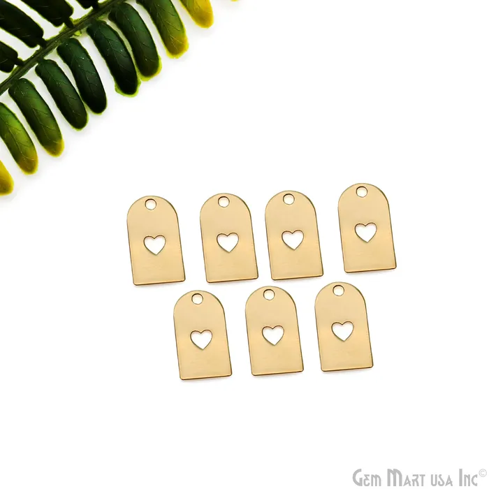 GemMartUSA Guitar Pickguard Charm Laser Finding Gold Plated 10x17mm Charm For Bracelets Pendants Charm Necklaces GemMartUSA Guitar Pickguard Charm Laser Finding Gold Plated 10x17mm Charm For Bracelets Pendants Charm Necklaces