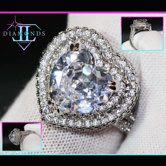 Heart Ring Heart Rings Iced Out Heart Ring Halo Ring Double Halo Ring Heart Shape Ring Womens Diamond ring Diamond Heart Ring Lab Diamonds London Rings Heart Ring Heart Rings Iced Out Heart Ring Halo Ring Double Halo Ring Heart Shape Ring Womens Diamond ring Diamond Heart Ring Lab Diamonds London Rings