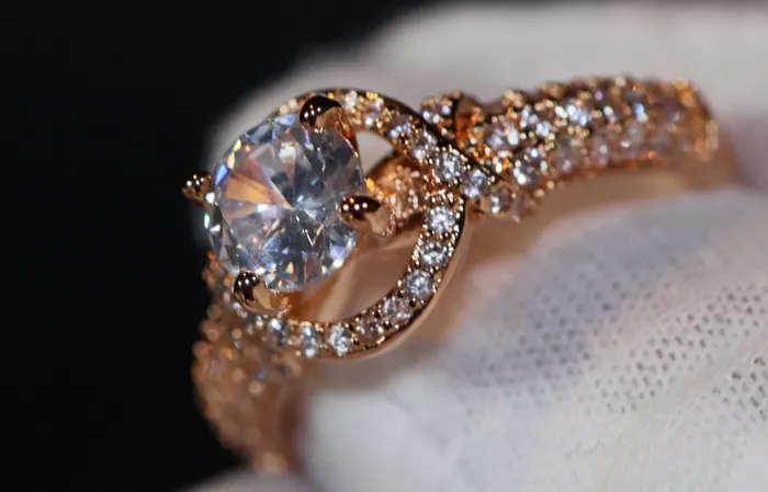 Lab Diamonds London Gold Engagement Ring Womens Gold Ring Gold Wedding Ring Rings