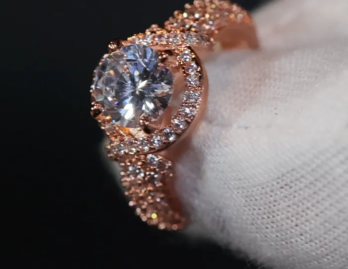 Lab Diamonds London Gold Engagement Ring Womens Gold Ring Gold Wedding Ring Rings