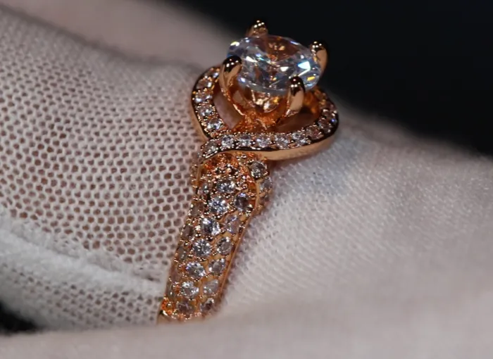 Lab Diamonds London Gold Engagement Ring Womens Gold Ring Gold Wedding Ring Rings