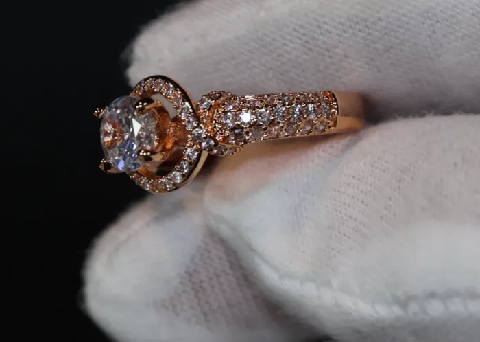 Lab Diamonds London Gold Engagement Ring Womens Gold Ring Gold Wedding Ring Rings