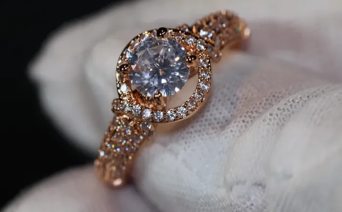 Lab Diamonds London Gold Engagement Ring Womens Gold Ring Gold Wedding Ring Rings