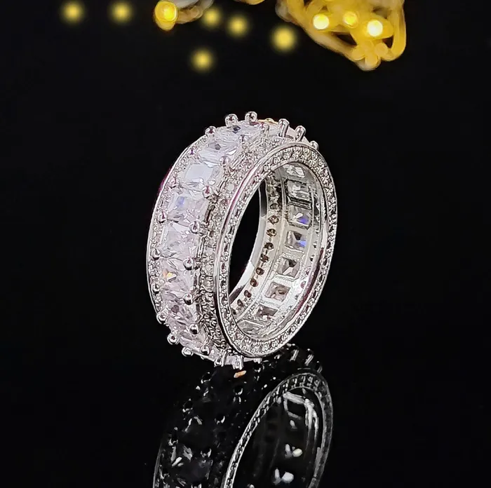 Lab Diamonds London Rings Baguette Ring Silver Diamond Eternity Ring Womens Wedding Band Diamond Ring Lab Diamonds London Rings Baguette Ring Silver Diamond Eternity Ring Womens Wedding Band Diamond Ring