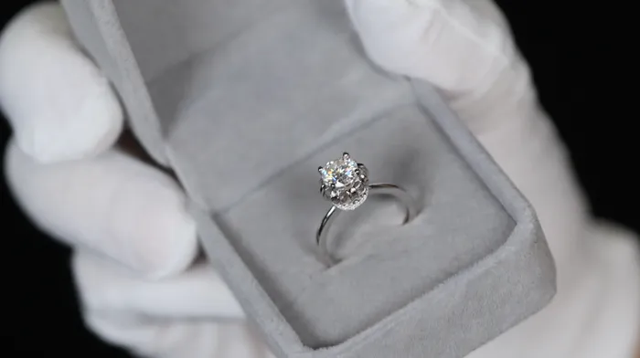 Rings Lab Diamonds London Moissanite Diamond Ring For Women Lab Grown Diamond Engagement Ring