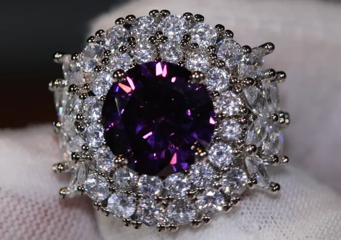 Rings Lab Diamonds London Purple Diamond Ring Purple Diamond Engagement Ring Purple Amethyst Ring