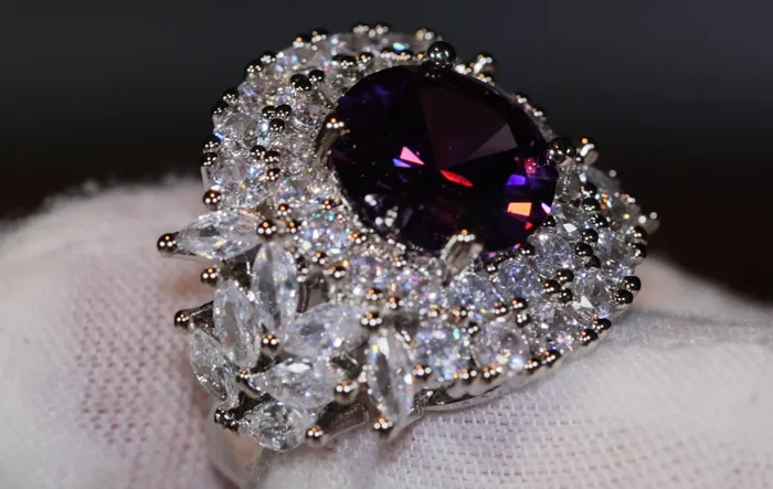 Rings Lab Diamonds London Purple Diamond Ring Purple Diamond Engagement Ring Purple Amethyst Ring