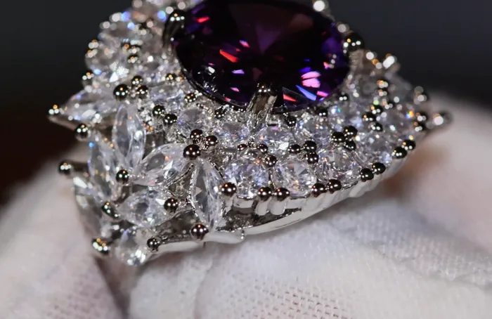 Rings Lab Diamonds London Purple Diamond Ring Purple Diamond Engagement Ring Purple Amethyst Ring