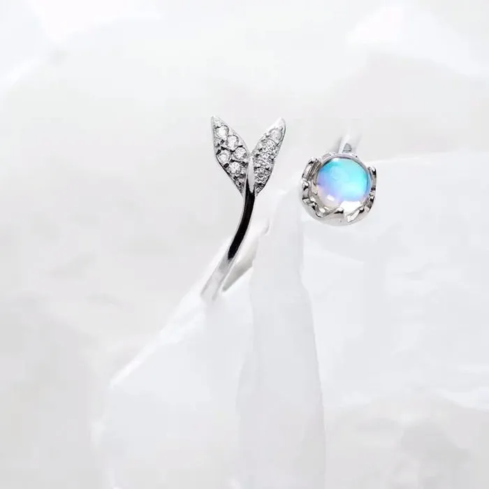 Rings My Zen Temple Moonstone Cute Tail Ring