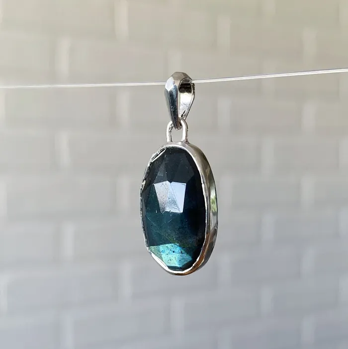 Corey Egan Necklaces Labradorite and Silver Bijou Pendant 5