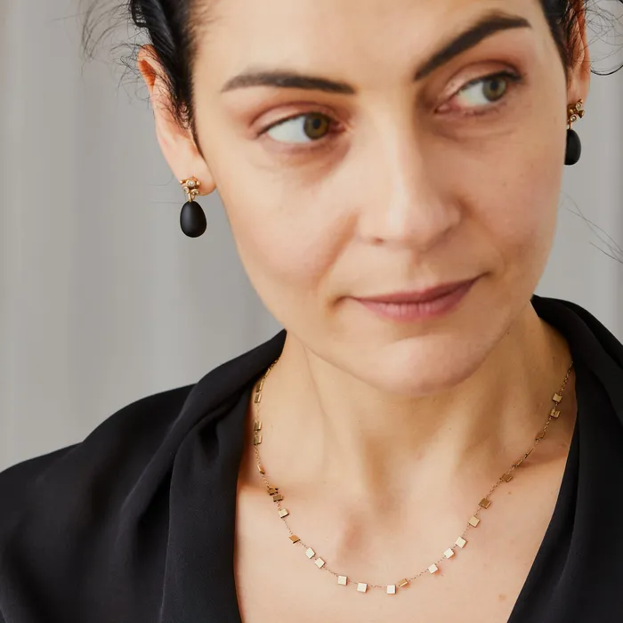 Necklaces Julie Cohn Design BERTOIA SHORT CHAIN NECKLACE