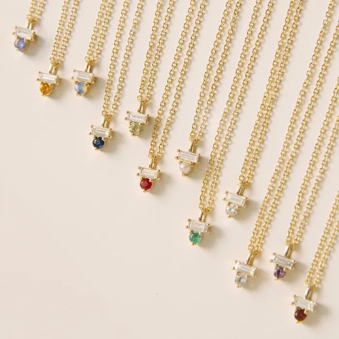Necklaces Valerie Madison Fine Jewelry Diamond Diamond Baguette Necklace