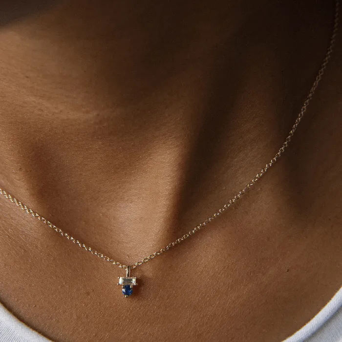 Necklaces Valerie Madison Fine Jewelry Diamond Diamond Baguette Necklace