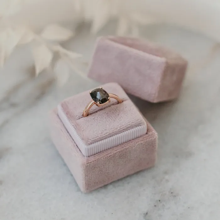 Rings VENVS The Orion 18k Yellow Size 10 Stone Moissanite Pear 10x7mm Cinque Ring Box Custom Engraving A L 75