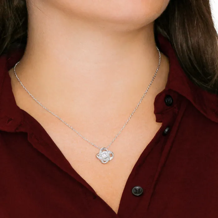 To My Beautiful Mother In Law Love Knot Pendant Necklace The Perfect Gift for Your Mother In Law ShineOn Fulfillment Necklaces