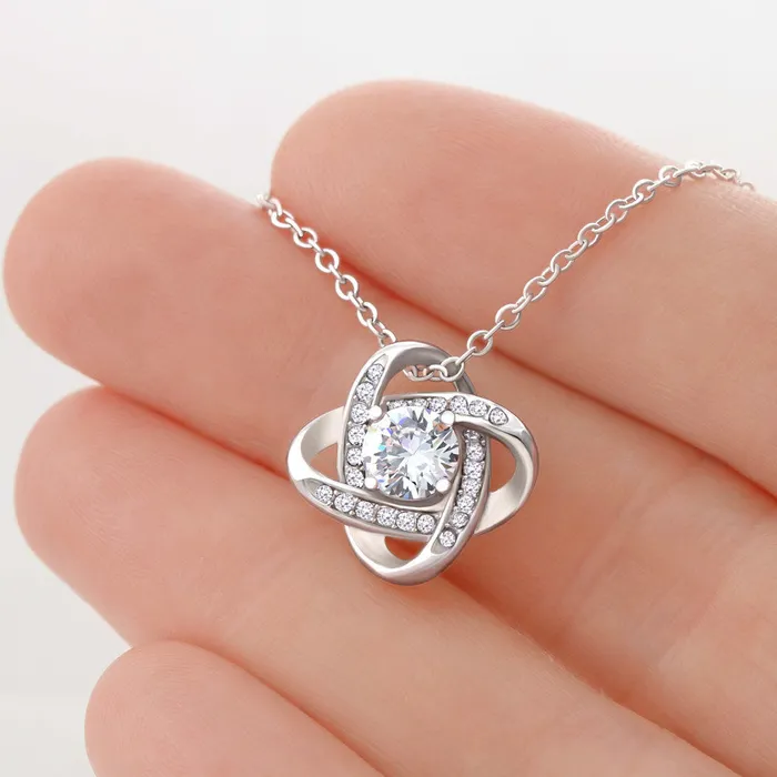 To My Beautiful Mother In Law Love Knot Pendant Necklace The Perfect Gift for Your Mother In Law ShineOn Fulfillment Necklaces