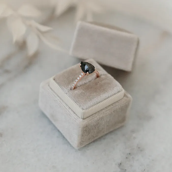 VENVS The Eden 14k White Size 625 Stone PS127 Sand Dune Ring Box Custom Engraving 0 Rings VENVS The Eden 14k White Size 625 Stone PS127 Sand Dune Ring Box Custom Engraving 0 Rings